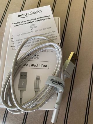 Cavo USB-A Nylon Lightning Amazon Basics 0.9m