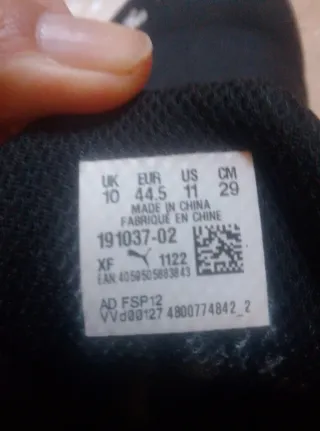 Zapatillas deportivas Puma negras y rosas