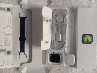 Apple Watch 42mm Plata Correa  Negra