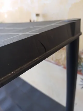 Estantería de plástico negra