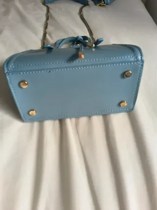 Bolso Zara Azul con 2 Correas