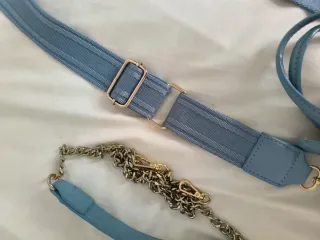 Bolso Zara Azul con 2 Correas