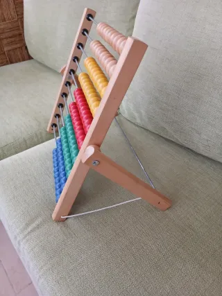 Ábaco de madera Ikea