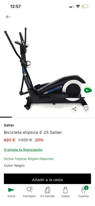 Elíptica Salter E-25