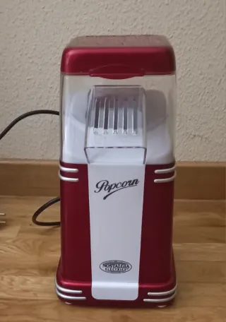 Palomitero Retro Rojo Nostalgia Eléctrica
