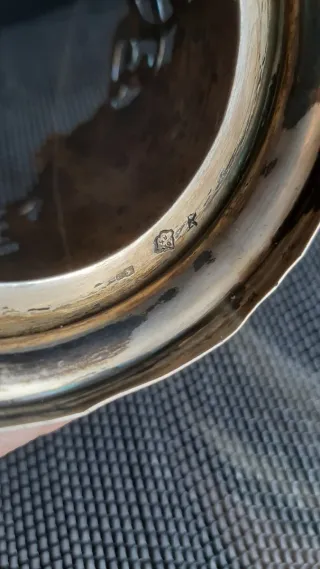 Antichi porta bicchieri in argento fatti a mano