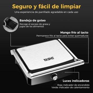 YASHE Grill 2000W PRO Sandwichera