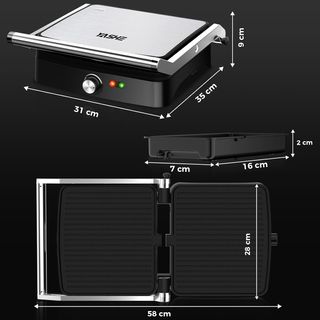 YASHE Grill 2000W PRO Sandwichera
