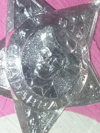 ANTIGUO Juguete HEDI  Estrella Sheriff pistolero