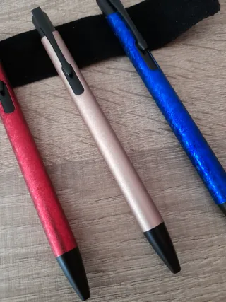 Lote de 3 penne metalliche nuove