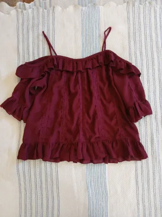 Blusa Lipsy Morada Talla S
