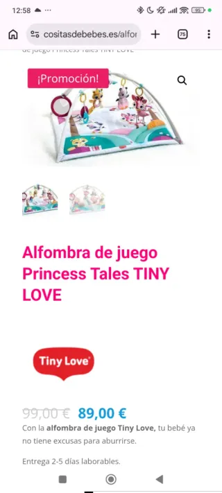 Alfombra de juegos para bebé