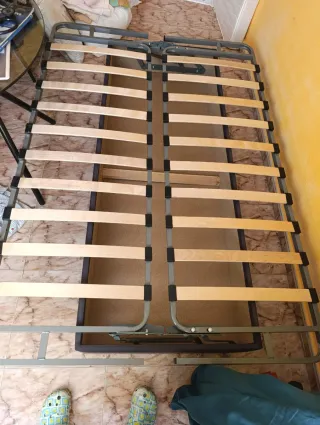 Sofá Cama Click Clac Gris 1.85x1.20