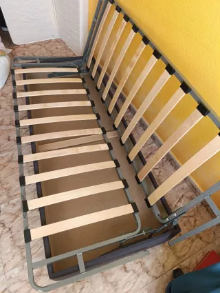 Sofá Cama Click Clac Gris 1.85x1.20