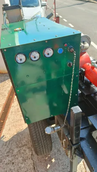 Máquina para picar leña