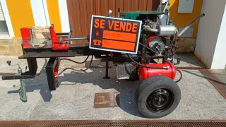 Máquina para picar leña