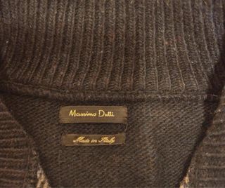 Jersey Massimo Dutti cuadros talla L