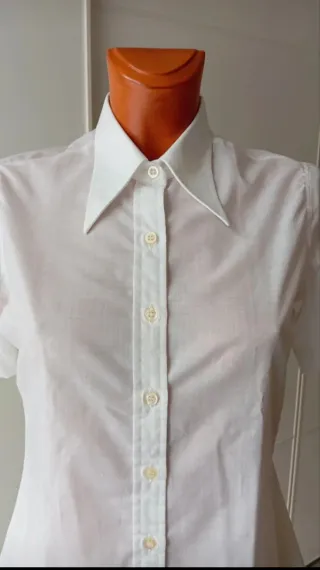 Camisa vintage blanca. Unisex. Nueva