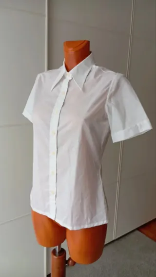 Camisa vintage blanca. Unisex. Nueva