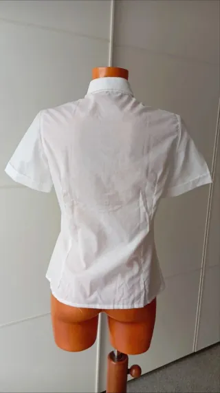 Camisa vintage blanca. Unisex. Nueva