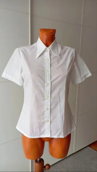 Camisa vintage blanca. Unisex. Nueva