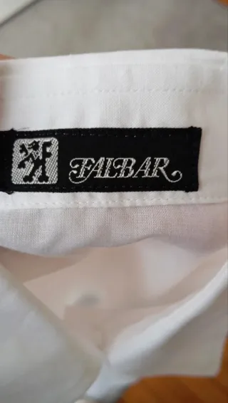 Camisa vintage blanca. Unisex. Nueva