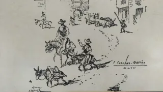 Dibujo Original J. Sánchez Merino (Ávila)