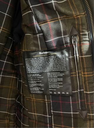 Cazadora Barbour Navy Encerada