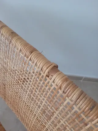 Silla Lounge Madera y Mimbre