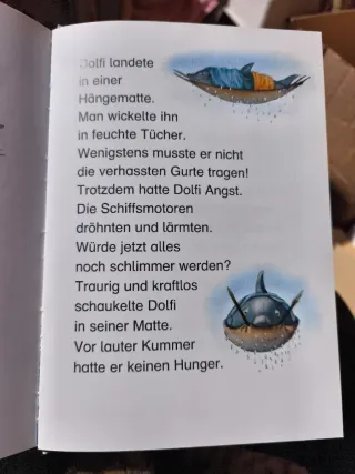 Gefahr für den kleinen Delfin