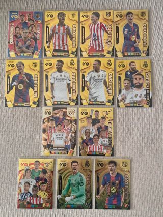 (Sueltos)9 Balones Oro+4 Card Espec.Adrenalyn 26