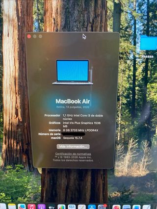 Macbook Air 13 2020 Gris Espacial