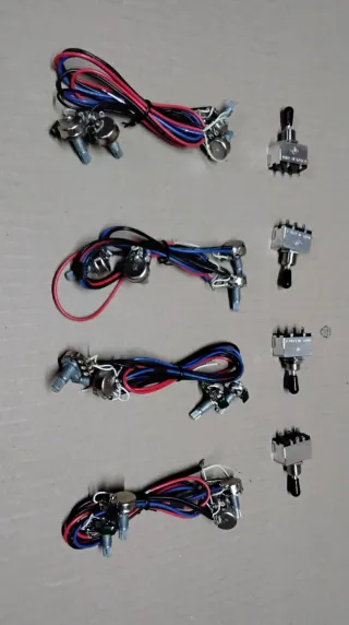 Lote componentes guitarra eléctrica