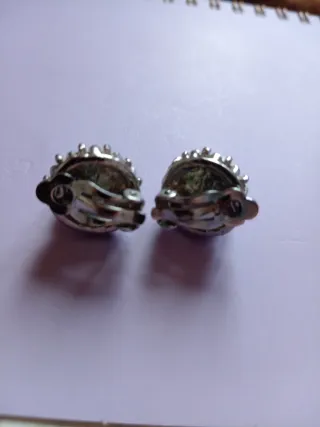 Pendientes de perlas y plata