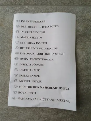 Lampada Elettrica per Insetti