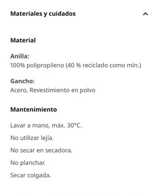 Percha organizador foulards/pañuelos