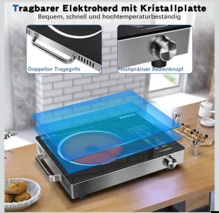 Placa Vitrocerámica Portátil Karinear