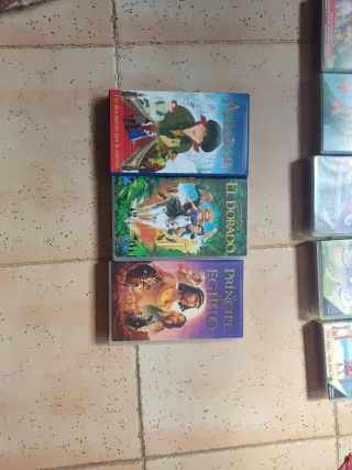 Lote Películas Disney VHS (Español)