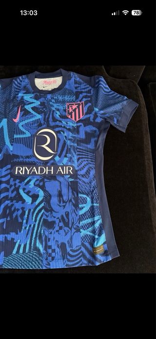 Camiseta Atlético de Madrid Nike Azul Talla S