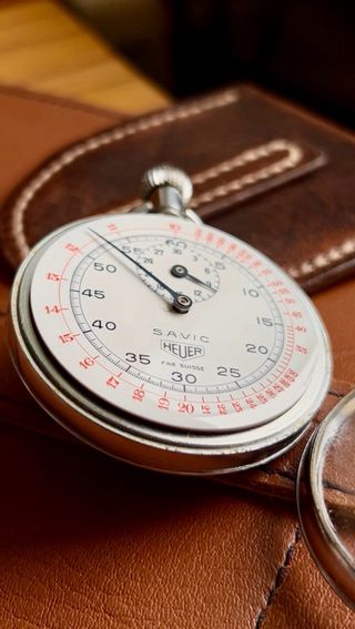 Cronómetro HEUER Savic Vintage 1950