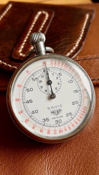 Cronómetro HEUER Savic Vintage 1950