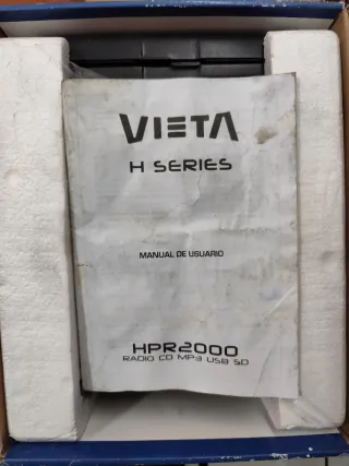 Radio Coche Vieta HPR2000 CD MP3 USB
