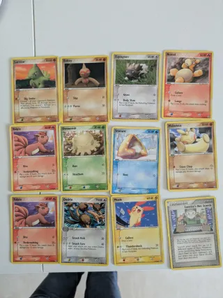 21 Carte Pokémon EX Smeraldo e Team Magma