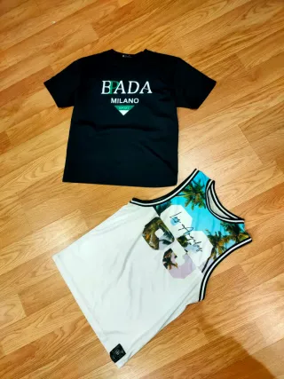 Lote 2 Camisetas Estampadas Hombre