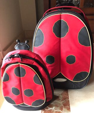 Maleta infantil Samsonite mariquita