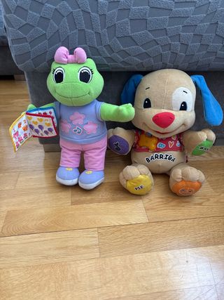 Peluches musicales LeapFrog y Fisher-Price