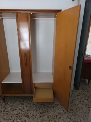 Armario clásico madera 130x190cm