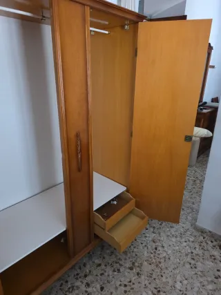 Armario clásico madera 130x190cm