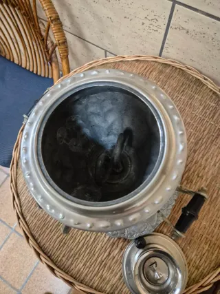 Samovar Ruso metálico años 80