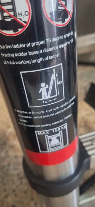 Escalera telescópica 5 metros